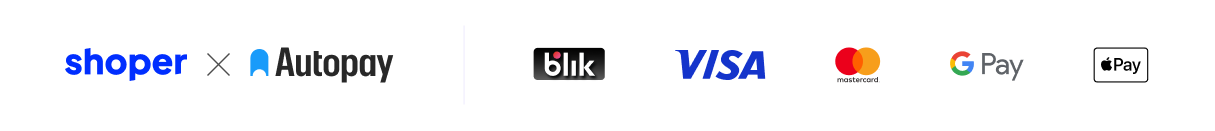 Płatności Shoper x Autopay – BLIK, Visa, Mastercard, Google Pay, Apple Pay